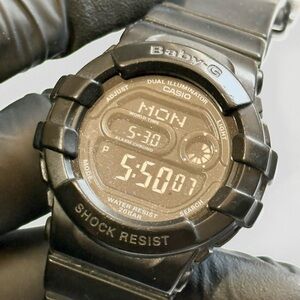 Casio Baby-G BGD140-1A Dual Illuminator Digital Black Resin 44mm Sport Watch